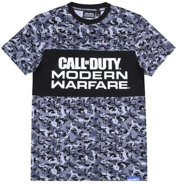 Szaro - czarna koszulka, t-shirt CALL OF DUTY S