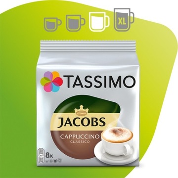 Капсулы Tassimo, набор Латте Маккиато, Капучино ароматизированный, 48 сортов кофе