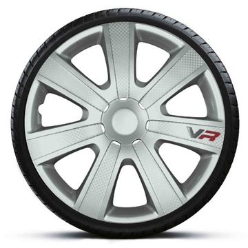 Kołpaki uniwersalne VR CARBON 14 cali