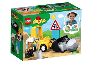 LEGO DUPLO БЛОКИ БУЛЬДОЗЕР ЭКСКАВАТОР СТРОИТЕЛЬНЫЙ ПОДАРОК ​​ДЛЯ ДЕТЕЙ 2, 3, 4, 5 ЛЕТ