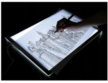 Доска для рисования с подсветкой А4 LED ВЫШИВКА