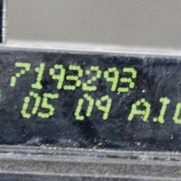 BMW 5 F11 ZADNÍ TABULE SPZ ČÍSLO  SVĚTLO 7193293 2.0 DIESEL 140K