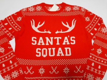 Sweter męski świąteczny XL + reserved