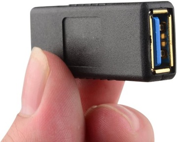 Адаптер USB 3.0 «мама» — «мама» A — A, 2 разъема