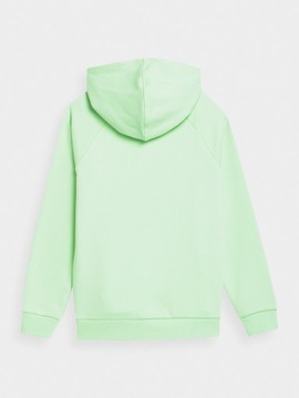 4F ТОЛСТОВКА С КАПЮШОНОМ ДЛЯ МАЛЬЧИКОВ, ЗЕЛЕНАЯ, размер 134