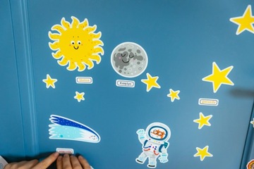 ОБРАЗОВАТЕЛЬНЫЕ МНОГОРАЗОВЫЕ НАКЛЕЙКИ КОСМОС ЭДУЛЕПКИ