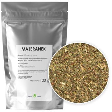 MAJERANEK SUSZONY przyprawa bez dodatków 0,1kg