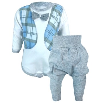 zestaw ubranek dla chlopca 74 body niemowlece z mucha koszula body z mucha