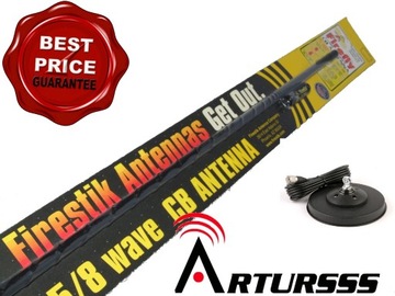 Firestik FL3 Black Винтовая магнитная антенна №1