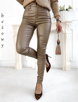 Сшитые на заказ, стильные, идеальные БРЮКИ ИЗ ВОЩЕНОЙ КОЖИ, узкие цвета