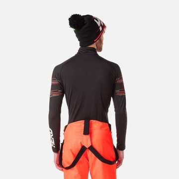 СВИТШОТ ROSSIGNOL CLASSIQUE HERO НА МОЛНИИ 1/2 - ЧЕРНЫЙ S