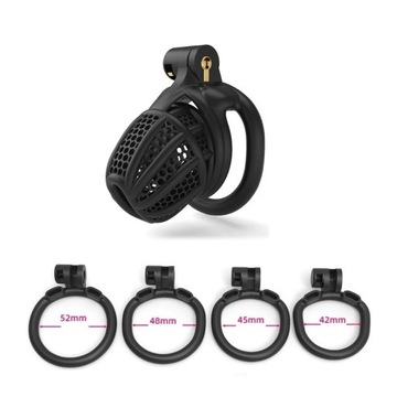 Mężczyzna lekki mały Chastity Cage urządzenie
