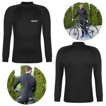 ТЕРМОАКТИВНАЯ МОТОЦИКЛОВАЯ ТОЛСТОВКА XL ТЕПЛАЯ С ПОДКЛАДКОЙ GOLF IONS SILVER DURABLE