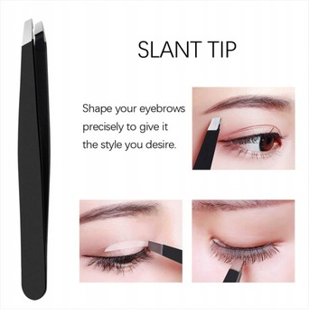 4/6Pcs Eyebrow Hair Removal Tweezers Stainles