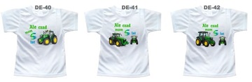 Koszulka Urodziny 5 lat traktor Ursus Zetor John Deere New Holland 116 cm