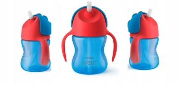 PHILIPS AVENT СЕРЕБРЯНАЯ КРУЖКА-БУТЫЛКА С СОЛОМОЧКОЙ 200 мл 9 м+