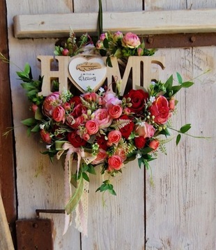 ЦВЕТОЧНЫЙ ВЕНОК, ПЛЕТЕННЫЙ, УКРАШЕНИЕ ДВЕРИ