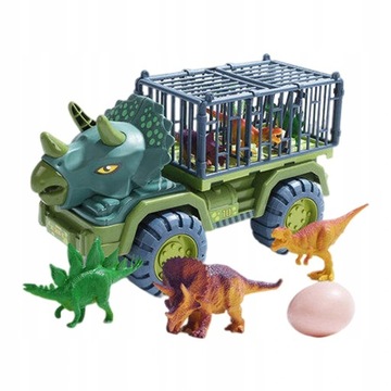 Dinozaury Transport Samochód Samochody Zabawki