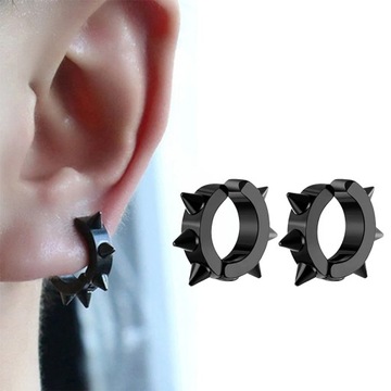 1/6 пары магнитных сережек из нержавеющей стали для женщин и мужчин