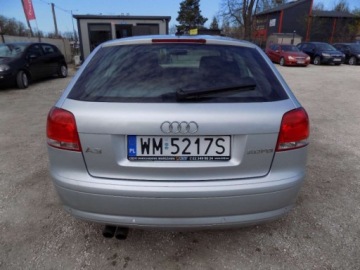Audi A3 8P Hatchback 3d 2.0 FSI 150KM 2004 Audi A3 3-drzwiowe BIALOLEKA 2.0 Benzyna (150 KM) AUTOMAT, 2004r. KOMIS, zdjęcie 13