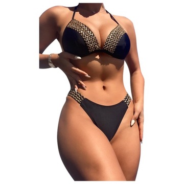 STRÓJ KĄPIELOWY BIKINI WIĄZANY KOLORY M