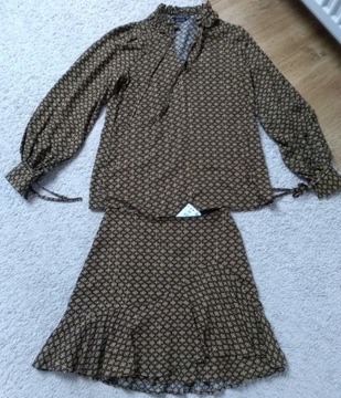 Komplet spódnica bluzka RESERVED 34 nowa