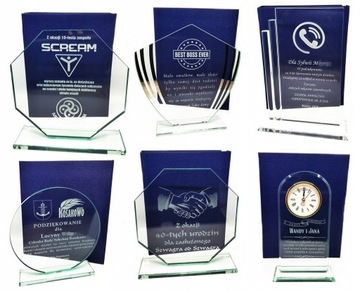 ЗОЛОТАЯ СТЕКЛЯННАЯ СТАТУЭТКА ЗА ЮБИЛЕЙНОЕ ОБУЧЕНИЕ СПАСИБО