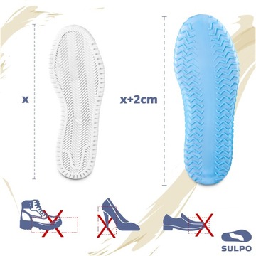 Wodoodporne nakładki silikonowe ochraniacze na buty na deszcz 40-47