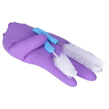 Набор ершиков для мытья бутылочек и сосок СИНИЙ, набор 2 шт.