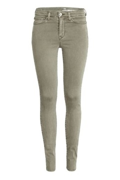 H&M Spodnie Shaping Skinny Regular Jeans 29/32