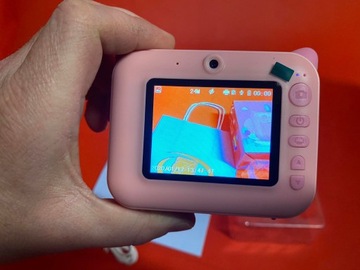 APARAT CYFROWY Drukarka różowy + Długopis 3D 2w1