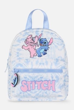 Disney Plecak Z Motywem Sticha Mały Plecaczek Stitch i Angel Niebieski