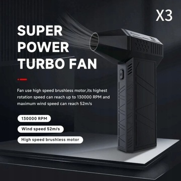 Мегамощный турбовентилятор Super Power Turbo FAN X3