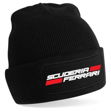 CZAPKA ZIMOWA CIEPŁA BEANIE SCUDERIA FERRARI F1