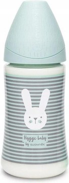 Suavinex butelka Hygge Baby 270ml królik linie