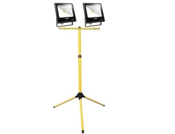 LAMPA HALOGEN LED NA STATYWIE STOJAKU 2 x 100W