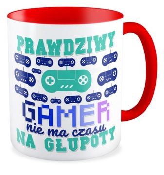 Kubek prezent Prawdziwy GAMER GRACZ