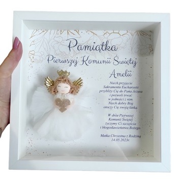 3D изображение ангела, ангелочка, подарка, ребенка, крещения, бабушки и дедушки, сувенира