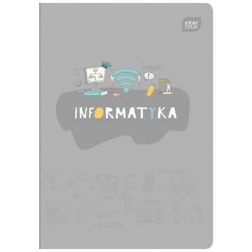 Zeszyt A5 kratka 60 kartek przedmiot Informatyka