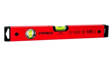 POZIOMICA PRO600 CZERWONA 40cm Z MAGNESAMI PROFESJONALNA