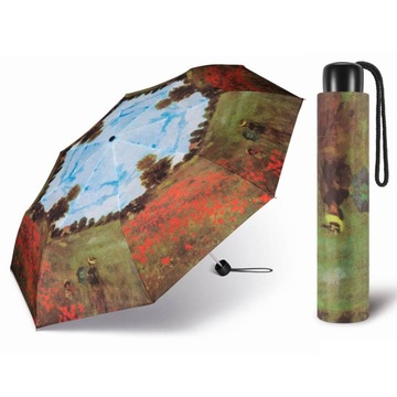 Manualny lekki parasol Alu light Art Monet II 24 cm słynny obraz