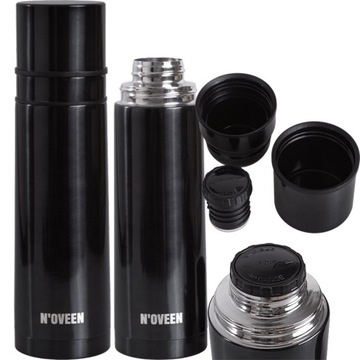 TERMOS TURYSTYCZNY BUTELKA TERMICZNA 500ml 2 KUBKI