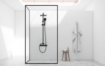 Yoka Home Tiki черный смеситель для душа