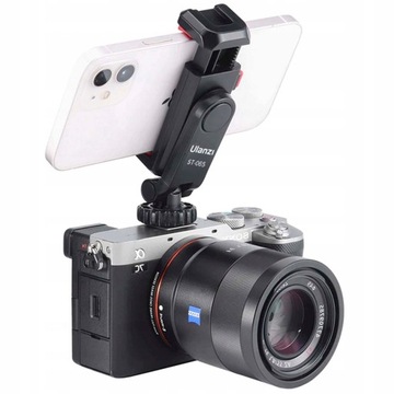 Вращающийся на 360° держатель адаптера-штатива для смартфона на штативе