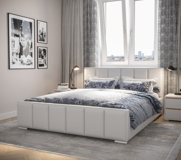 Кровать 160x200 2 изголовья панели Fancy Sypialnia_pl