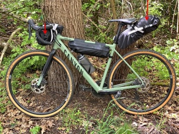 водонепроницаемый комплект седла на раму руля Pannier 3 шт.