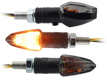KIERUNKOWSKAZ MOTOCYKLOWY HOMOLOGACJA ŻARÓWKA MINI PRZYCIEMNIANE 12V H6W