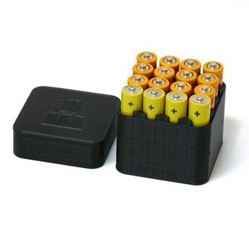 Органайзер для батареек, контейнер на 16 ААА LR03