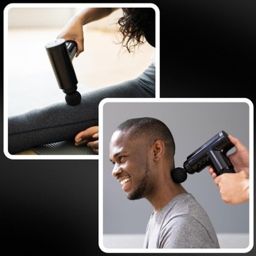 Массажный пистолет Мощный массажер для шеи, шеи и спины MASSAGE GUN PRO