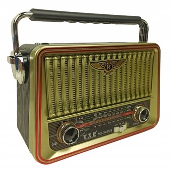 RADIO RETRO na SOLAR MP3 USB SD FM AKUMULATOR